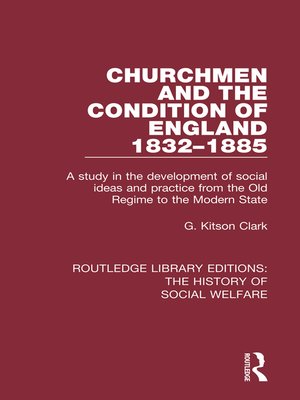 cover image of Churchmen and the Condition of England 1832-1885